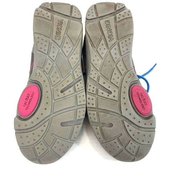Vionic Alliance Shoes Sneakers Womens Size 8.5 Gray Pink Walking Orthotic Mesh - Picture 5 of 13